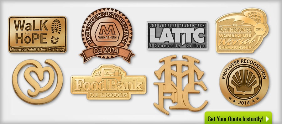 Custom Die Struck Pins