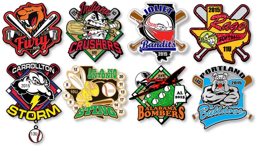 Baseball & Softball Trading Pins